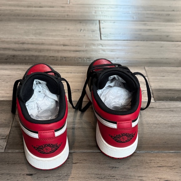 Air Jordan Kids Black and Red Sneakers - Picture 3 of 15